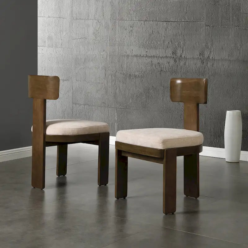 Christopher Knight Home - Oliver Upholstered Dining Chairs, Stylish and Comfortable Seating, Set of 2