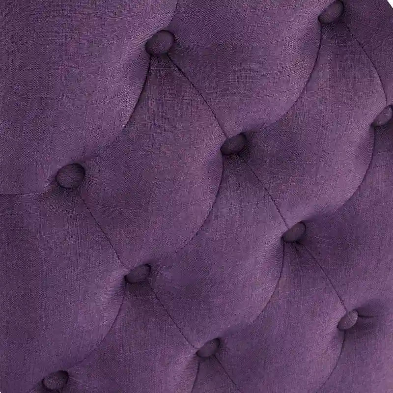 Beige / Blu / Grigio / Viola | Set da pranzo rotondo Cross-Buck | 5 pezzi | 4 posti