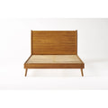 Letto a piattaforma Natural King – Legno di acacia, gambe a spillo, 1 posto