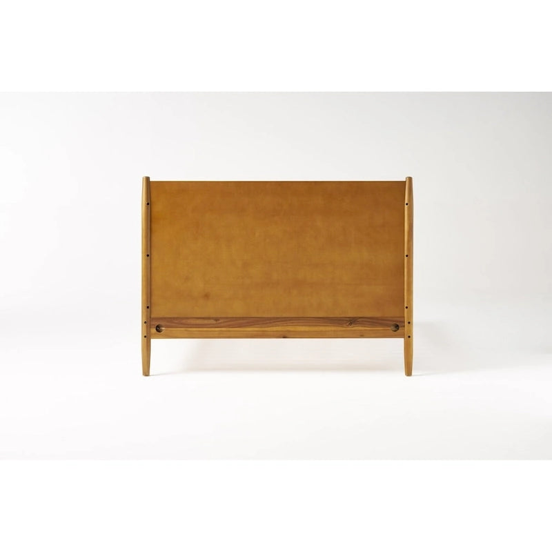 Letto a piattaforma Natural King – Legno di acacia, gambe a spillo, 1 posto