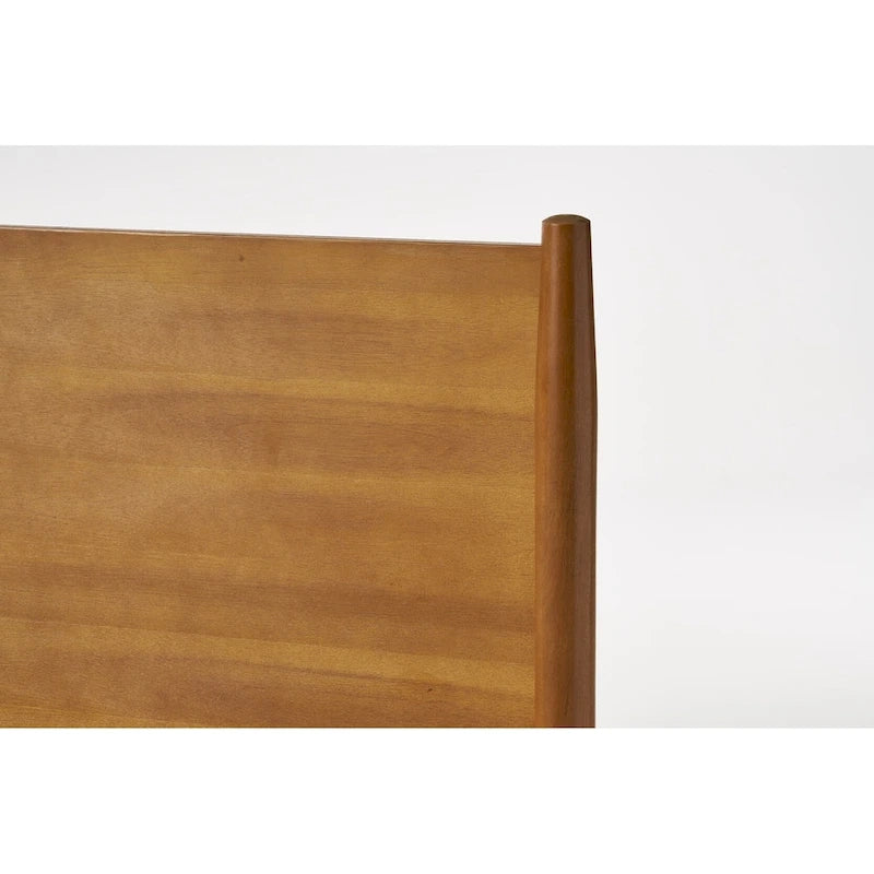 Letto a piattaforma Natural King – Legno di acacia, gambe a spillo, 1 posto