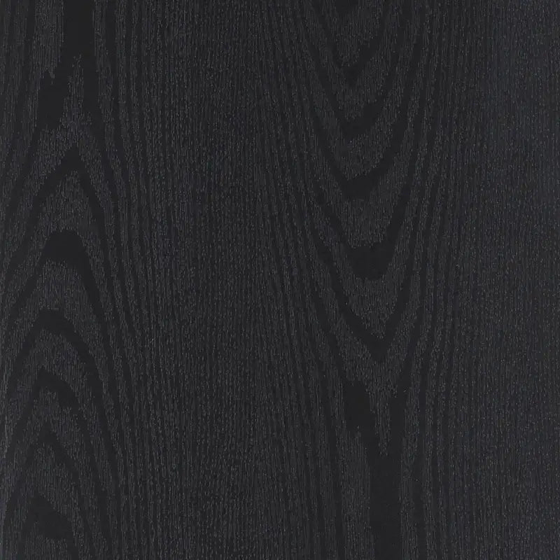 Tavolino rotondo – Bronzo brunito / Ottone, Piano a venatura nera, Per 1