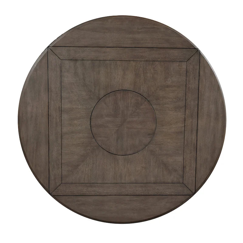 Tavolo da pranzo a ribalta Smokey Alabaster & Honey Brown, altezza bancone – 4 posti