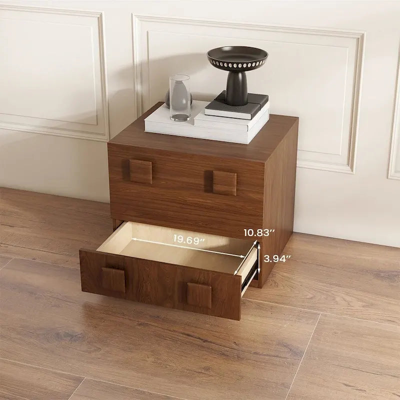 Mobile contenitore componibile in legno massello marrone/nero, 1-4 pezzi