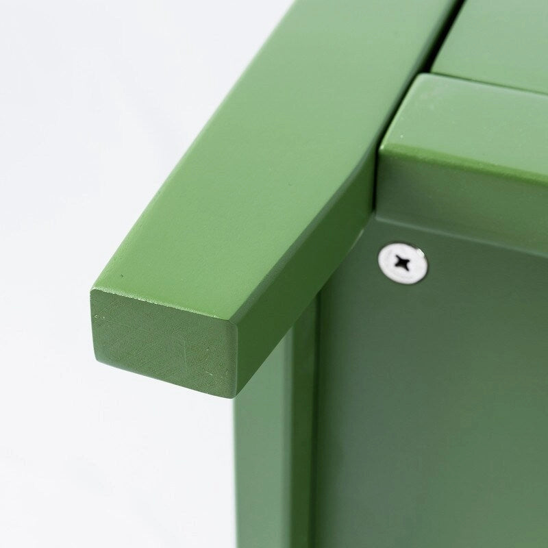 Mobile Porta TV Vintage Verde Antico con Ante in Vetro, Credenza a 2 Ante per 1