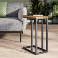 Tavolino Stretto Marrone / Bianco / Nero – Stile Moderno, Monouso