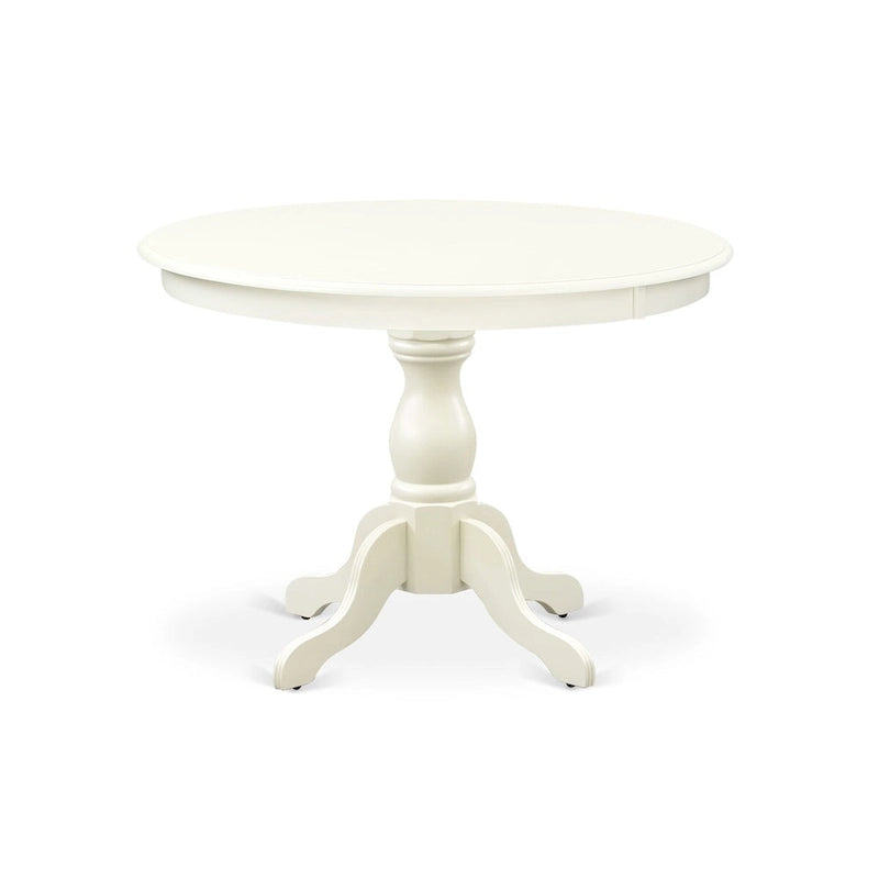 Set da pranzo rotondo da 5 pezzi, 4 posti – Colori e opzioni di rivestimento multipli