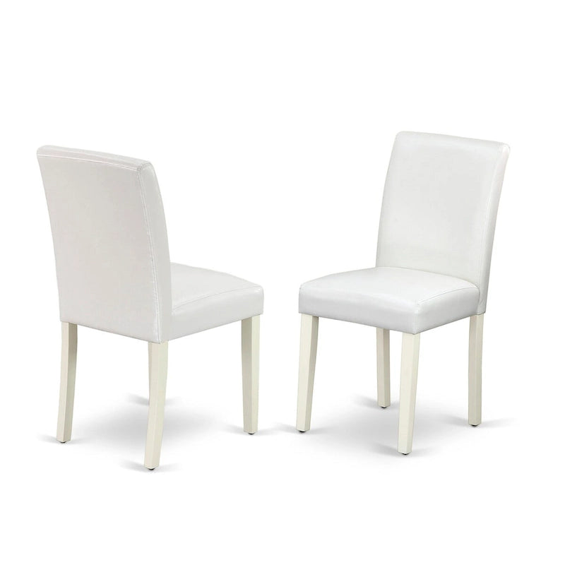 Set da pranzo rotondo da 5 pezzi, 4 posti – Colori e opzioni di rivestimento multipli