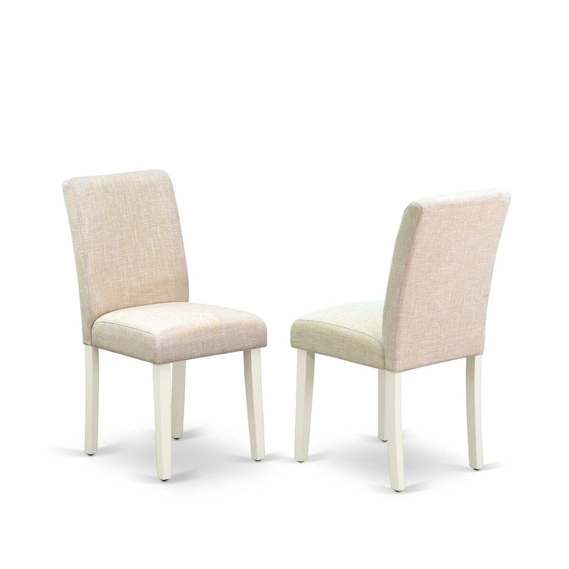 Set da pranzo rotondo da 5 pezzi, 4 posti – Colori e opzioni di rivestimento multipli