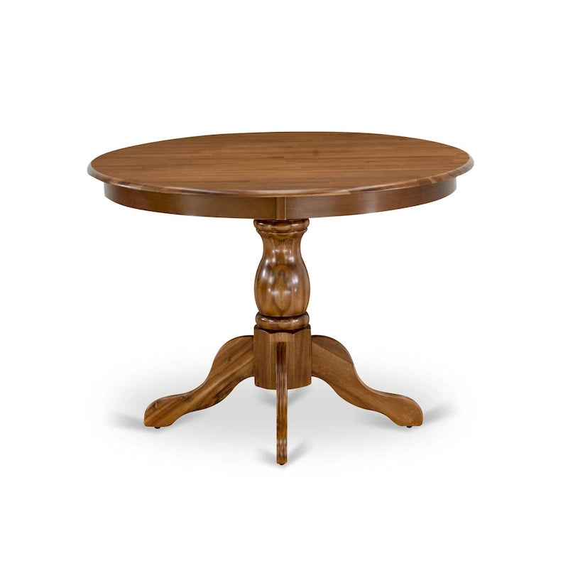 Set da pranzo rotondo da 5 pezzi, 4 posti – Colori e opzioni di rivestimento multipli