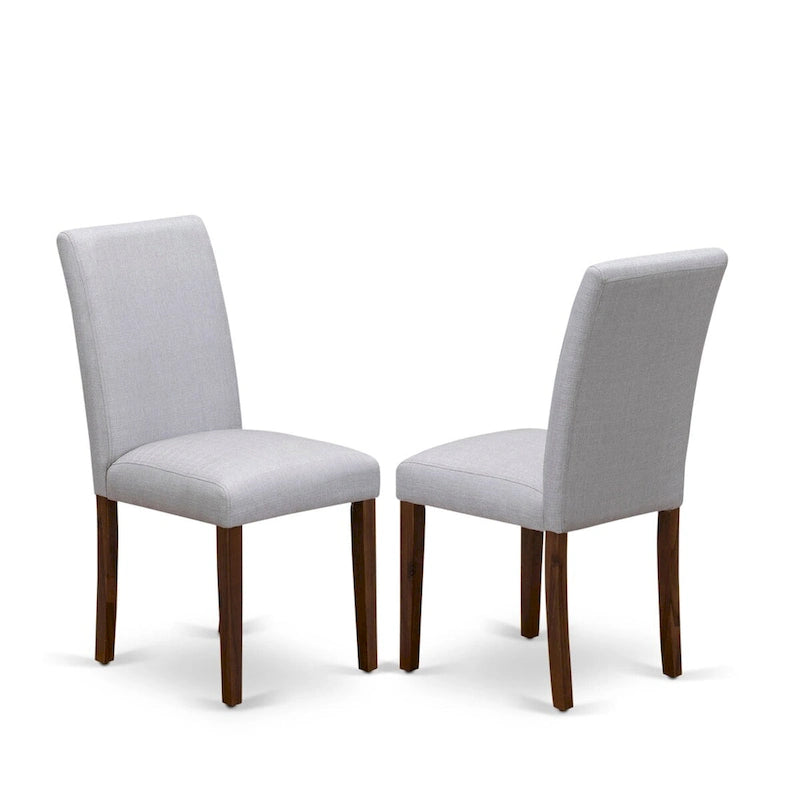 Set da pranzo rotondo da 5 pezzi, 4 posti – Colori e opzioni di rivestimento multipli
