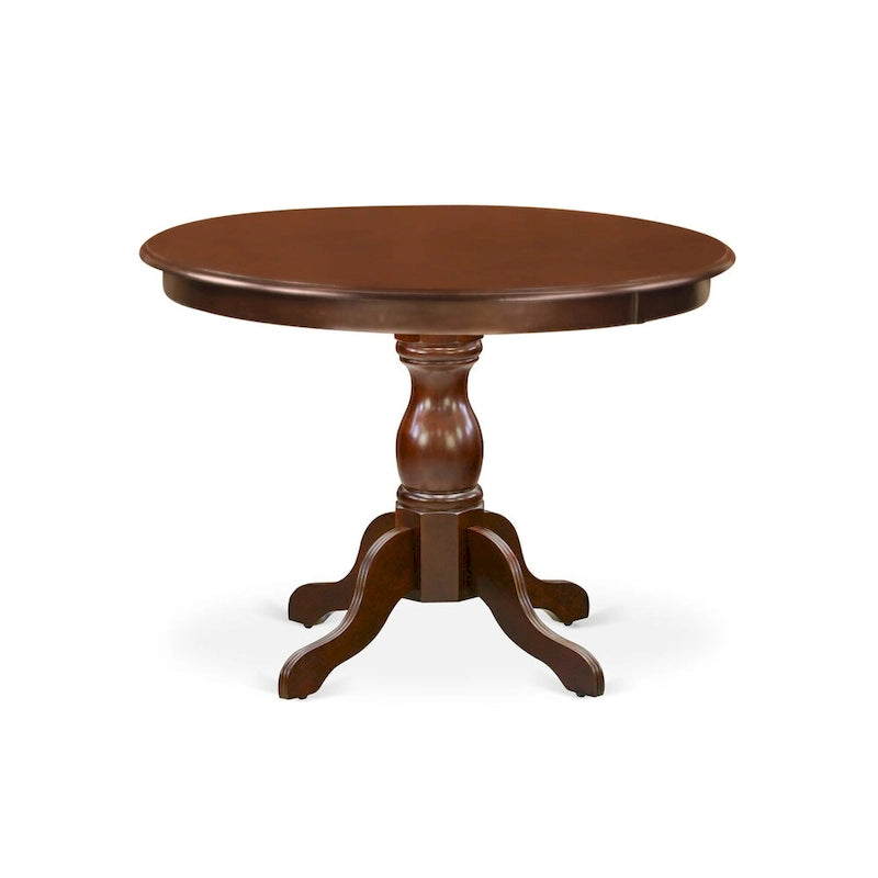 Set da pranzo rotondo da 5 pezzi, 4 posti – Colori e opzioni di rivestimento multipli