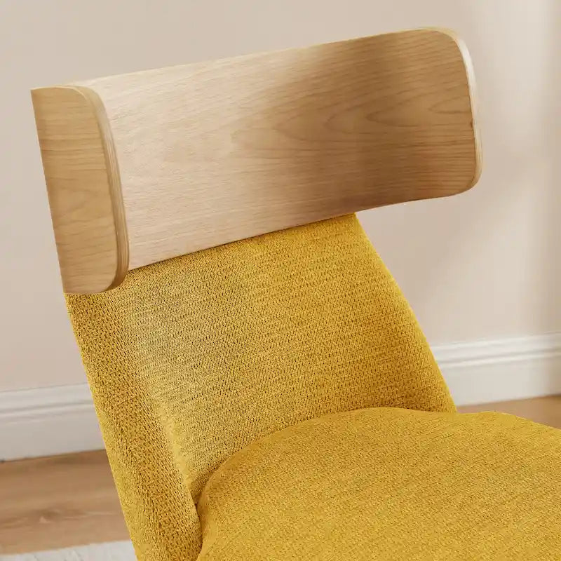 Sedia da scrivania girevole senza braccioli verde/bianco sporco/grigio/giallo/marrone lino per 1 persona