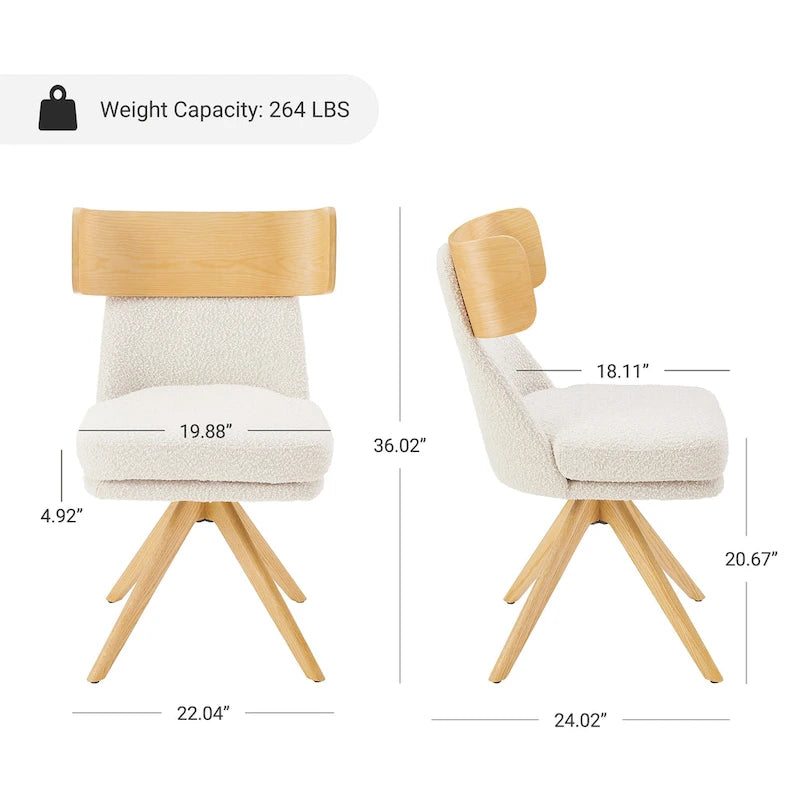 Sedia da scrivania girevole senza braccioli verde/bianco sporco/grigio/giallo/marrone lino per 1 persona