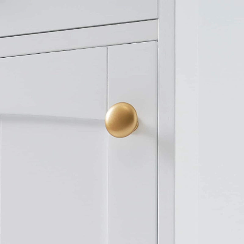 Armadietto alto da bagno bianco/nero con ante in vetro, 1 persona